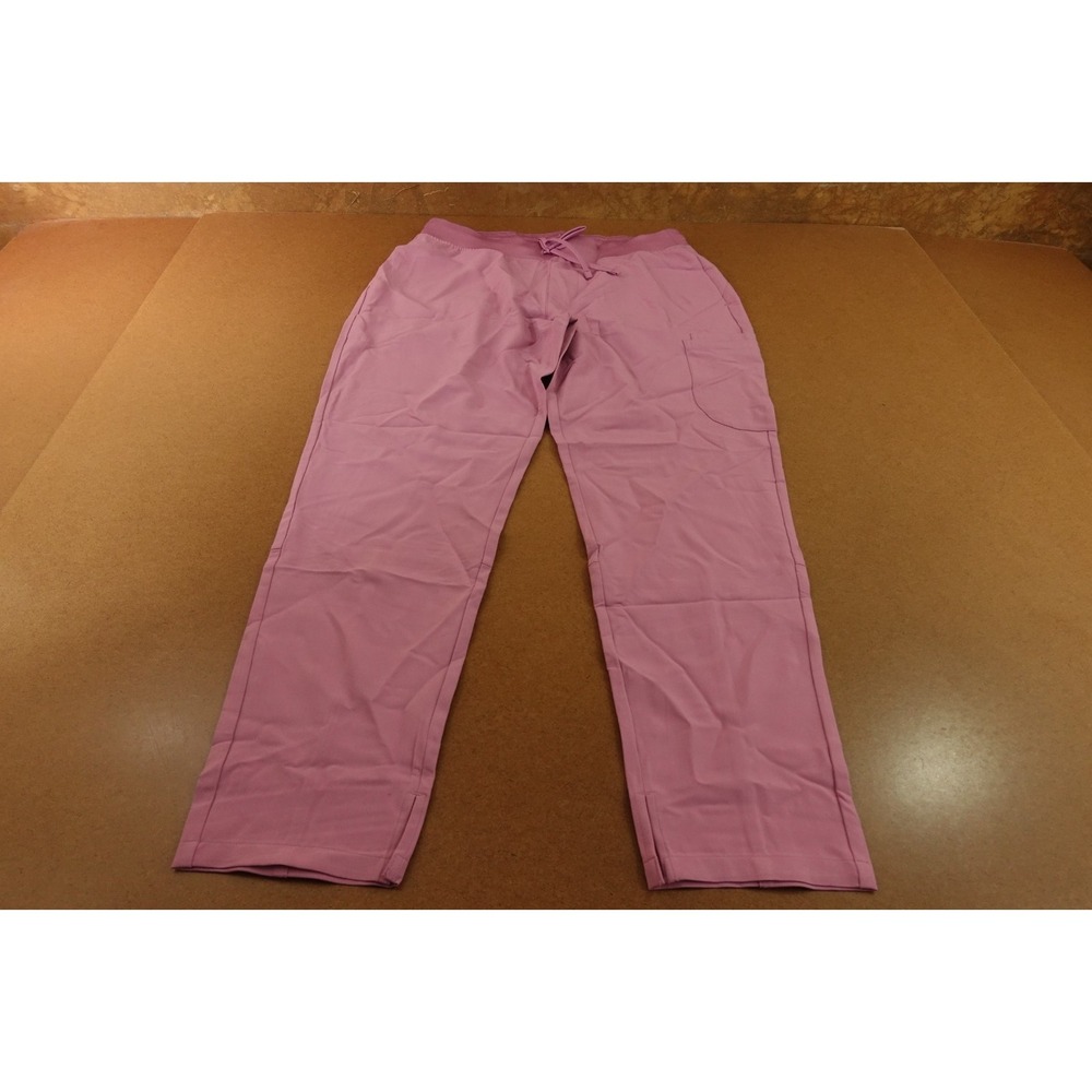 Mandala Womens Large Mulberry Woven Equa-Tek Slim Cargo Pants Inseam-29in NWT
